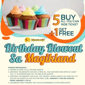 Birthday Blowout sa Magikland