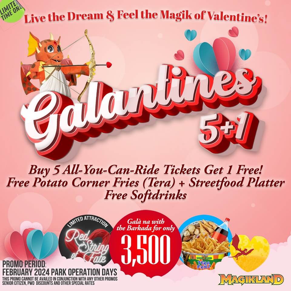 Magikland VALENTINE'S PROMOS: Lovers Ferris Meal, GALAntines 5 + 1, and Soul Searcher