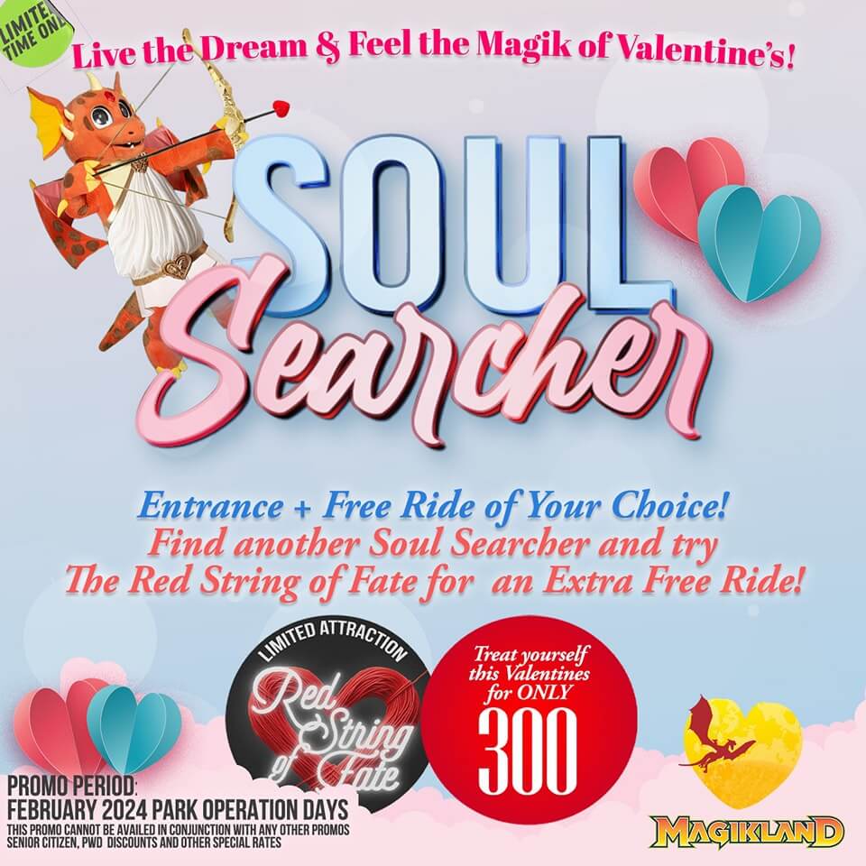 Magikland VALENTINE'S PROMOS: Lovers Ferris Meal, GALAntines 5 + 1, and Soul Searcher