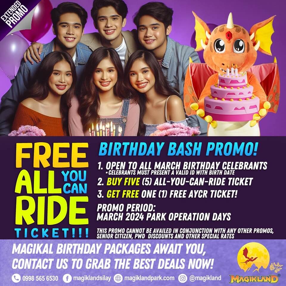 Magikland Promo: Birthday Bash Promo March 2024