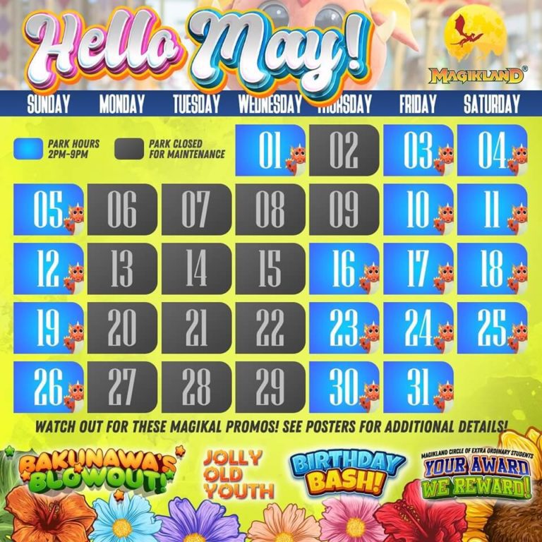Check out our MAY 2024 Calendar!