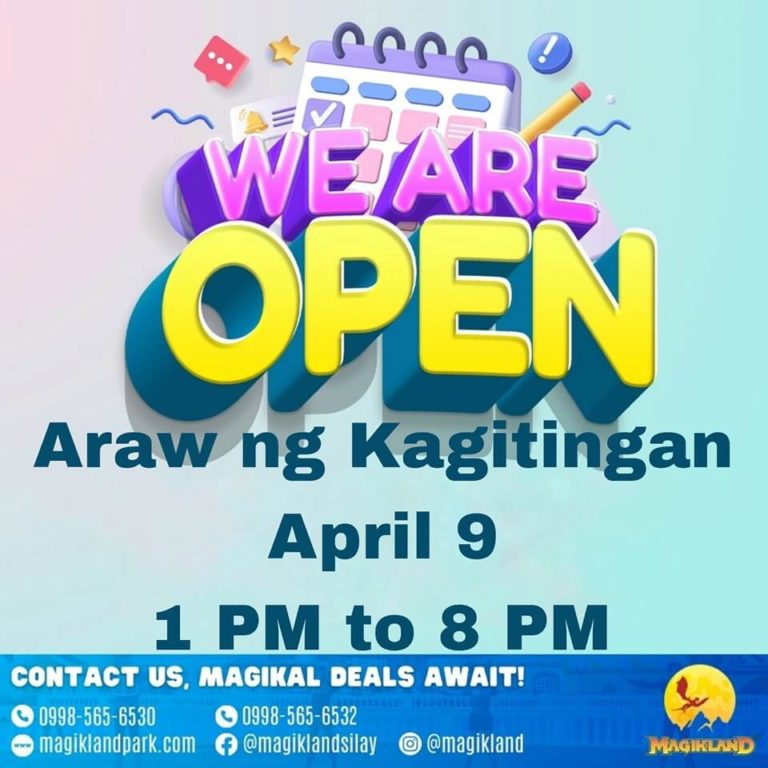 Celebrate Araw ng Kagitingan on April 9 and Eid Al-Fitr on April 10 at Magikland Park