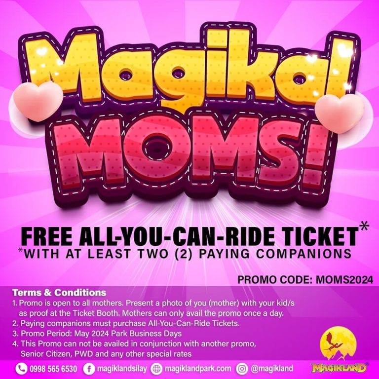 Magikal Moms! Promo: FREE All-You-Can-Ride for Moms All Month Long at Magikland!