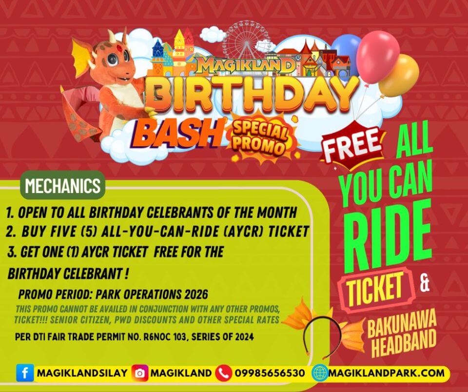 Magikland Birthday Bash 2026 Promo